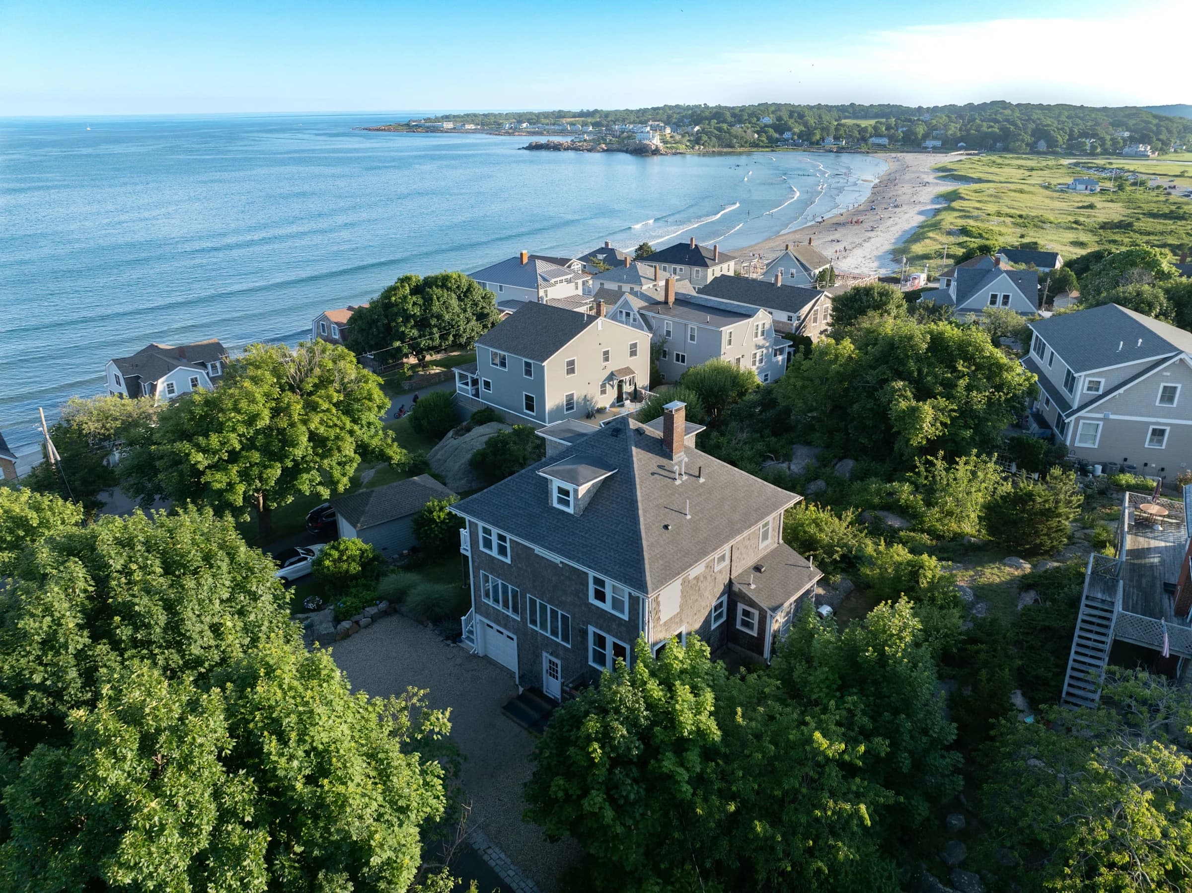 Beautiful seaside home overlooking Salt Island and Good Harbor Beach in Gloucester, Massachusetts