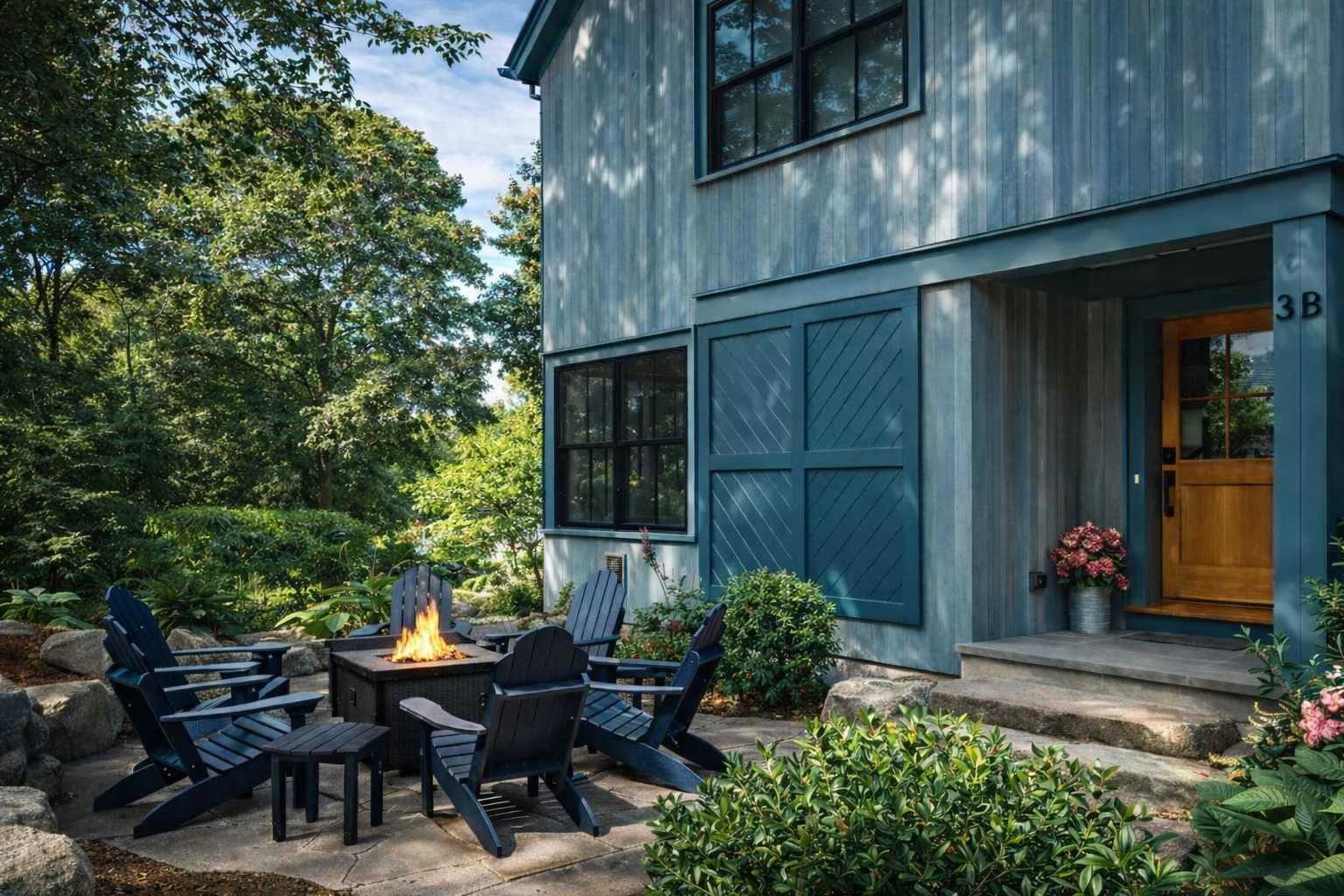 Architect-designed coastal modern home a short walk from Old Garden Beach in Rockport, Massachusetts